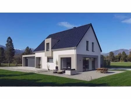 terrain avec maison neuve à vendre