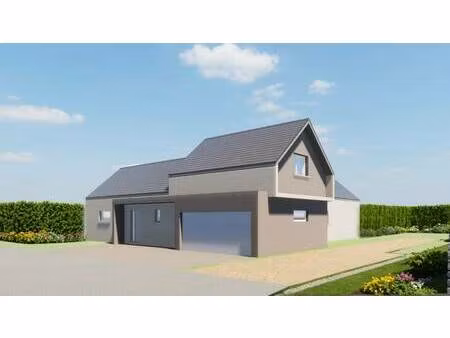 terrain avec maison neuve à vendre