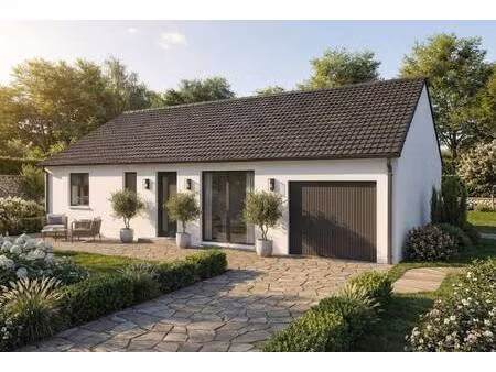 terrain avec maison neuve à vendre