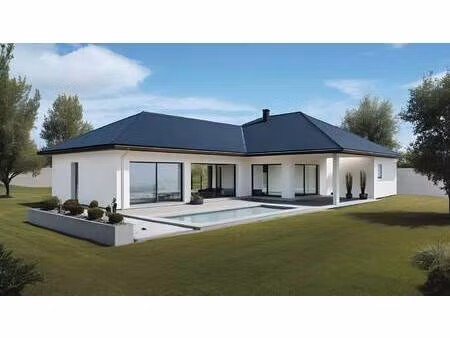 terrain avec maison neuve à vendre