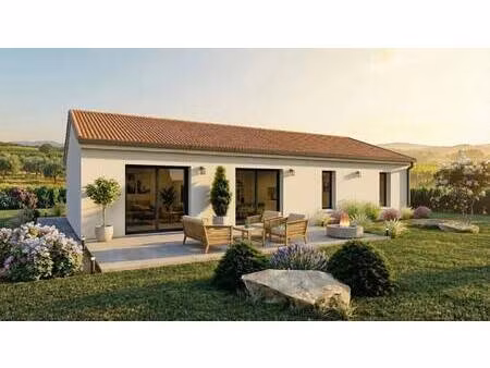 terrain avec maison neuve à vendre