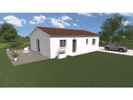 terrain avec maison neuve à vendre