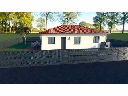 terrain avec maison neuve à vendre