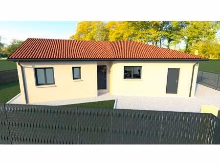 terrain avec maison neuve à vendre