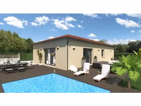 terrain avec maison neuve à vendre