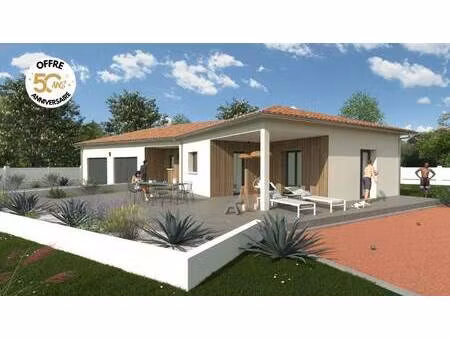 terrain avec maison neuve à vendre