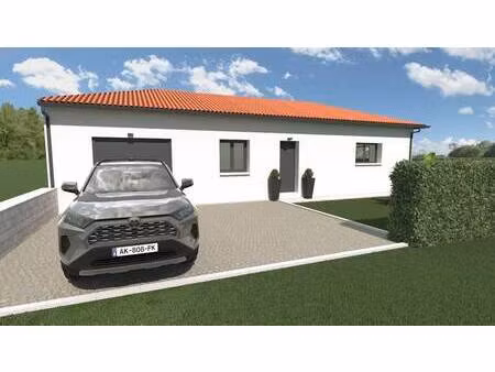 terrain avec maison neuve à vendre