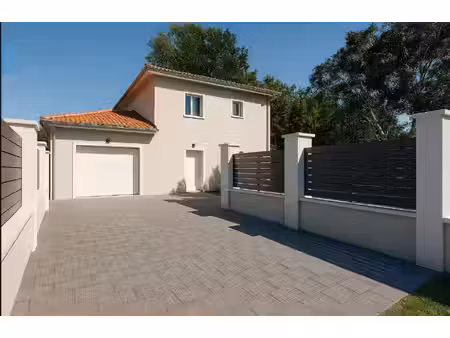 terrain avec maison neuve à vendre