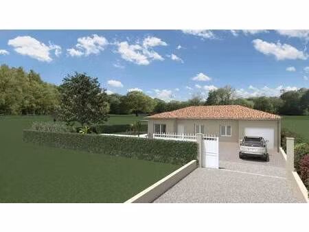 terrain avec maison neuve à vendre