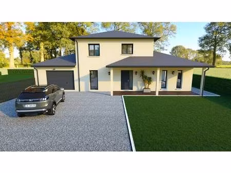 terrain avec maison neuve à vendre