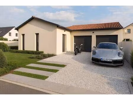 terrain avec maison neuve à vendre