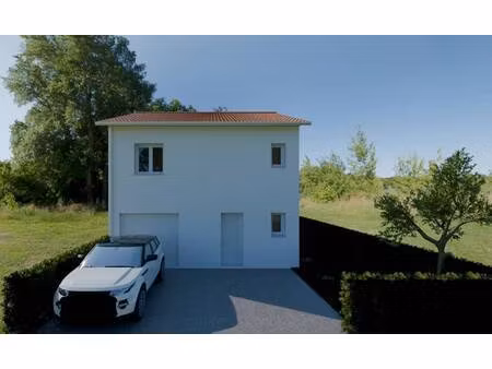 terrain avec maison neuve à vendre