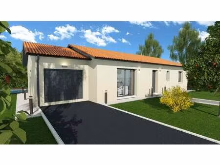 terrain avec maison neuve à vendre