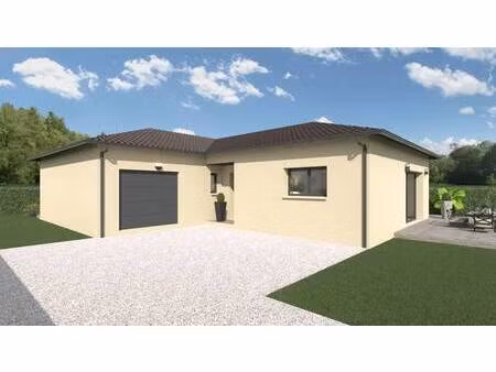 terrain avec maison neuve à vendre