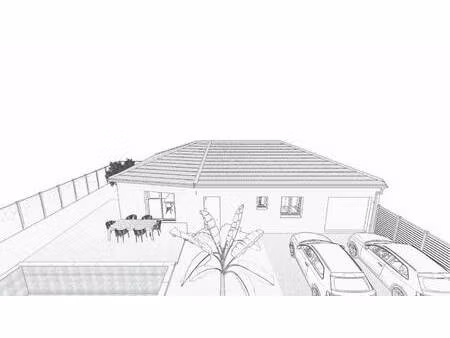 terrain avec maison neuve à vendre
