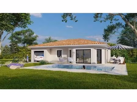 terrain avec maison neuve à vendre