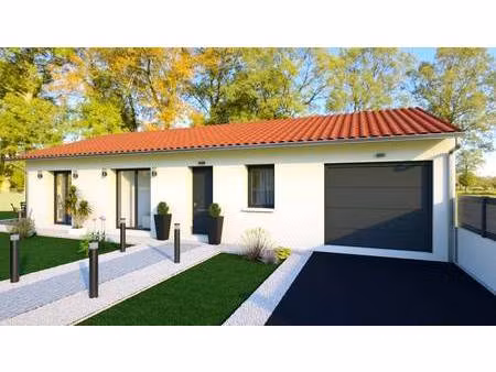 terrain avec maison neuve à vendre