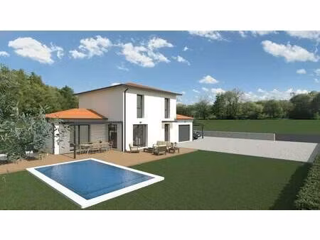 terrain avec maison neuve à vendre