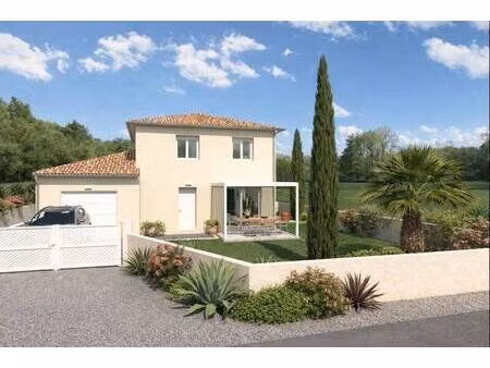 terrain avec maison neuve à vendre