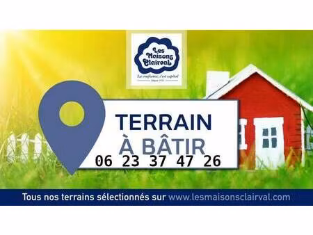 terrain constructible viabilisé à vendre