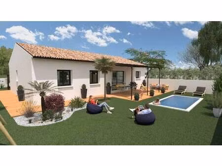 terrain avec maison neuve à vendre