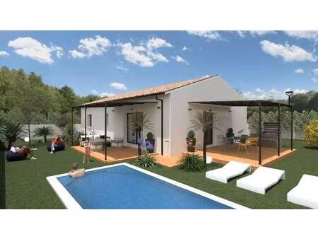 terrain avec maison neuve à vendre