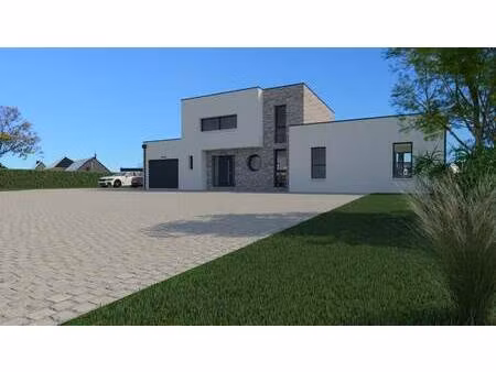 terrain avec maison neuve à vendre