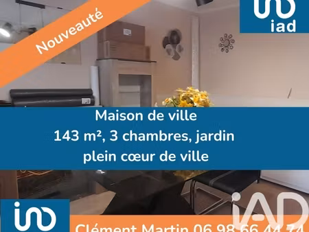 vente maison de ville 5 pièces