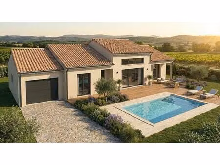 terrain avec maison neuve à vendre