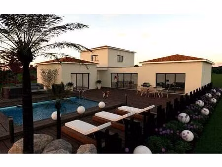 terrain avec maison neuve à vendre