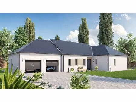 terrain avec maison neuve à vendre