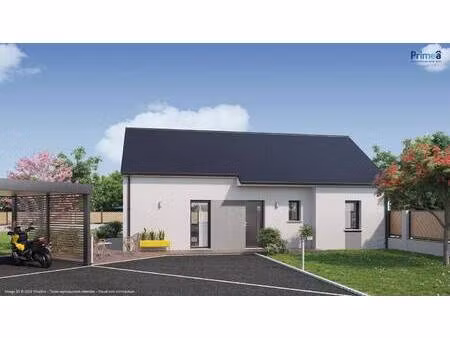 terrain avec maison neuve à vendre