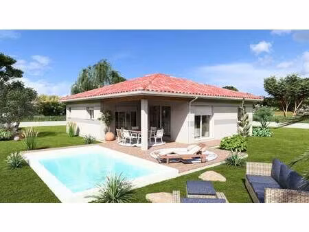 terrain avec maison neuve à vendre