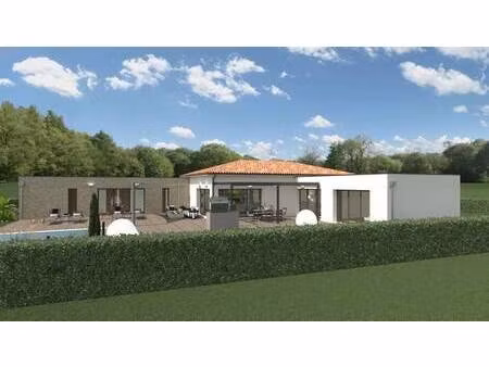 terrain avec maison neuve à vendre