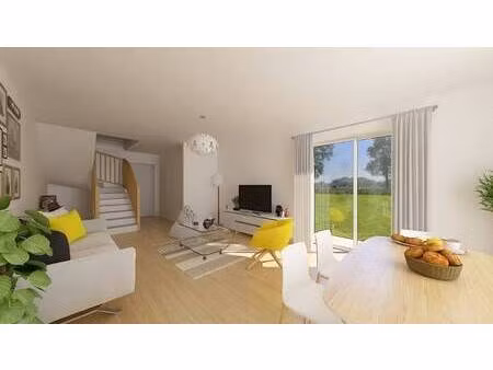 terrain avec maison neuve à vendre