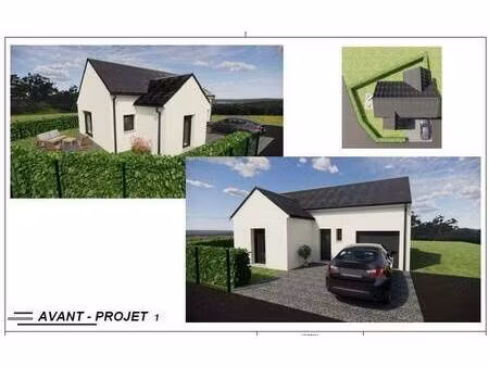 terrain avec maison neuve à vendre