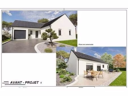 terrain avec maison neuve à vendre