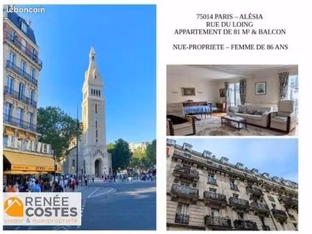 appartement en viager 4 pièces 81 m²