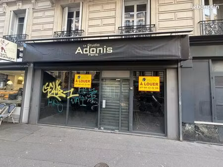 à louer – superbe boutique – paris 9ᵉ – rue de maubeuge
