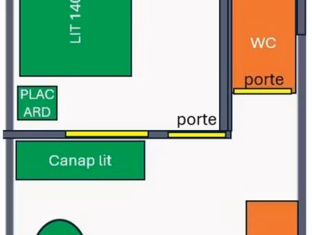 appartement 28m2 avec terrasse 10m2 - proche rer sartrouville et commerce (carrefour monte