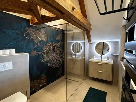 location t4 duplex meublé dans une maison de maître proche frontière suisse