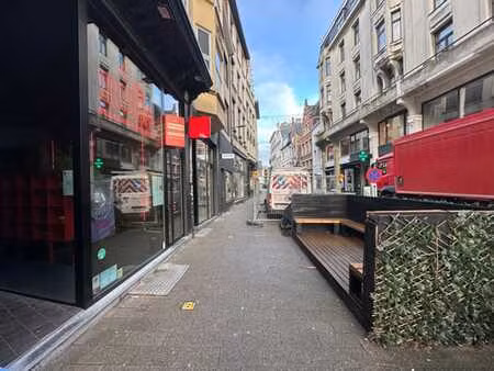 uitstekend handelspand met terras op aaa-locatie antwerpen!