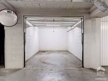 garage à vendre à ixelles € 48.000 (lk6wc) - era châtelain (ixelles) | zimmo