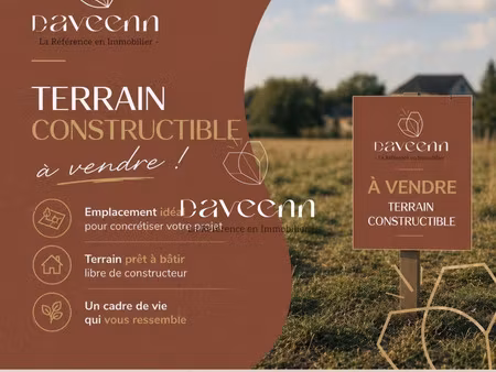 terrain constructible à camors (centre-bourg)