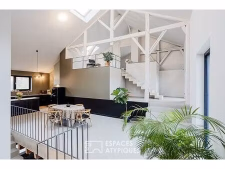 maison loft réinventée dans une ancienne grange du xixè siècle