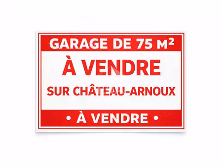 parking / box 1 pièces 75 m² à vendre / acheter château-arnoux-saint-auban 04160 ? | era i