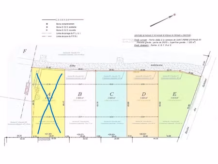 vente terrain 1913 m² à saint-pierre-d'eyraud (24130)  48 000 €