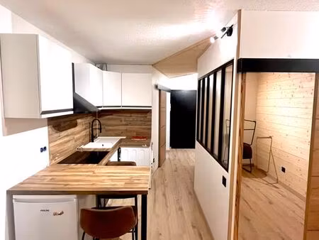 appartement 2 pièces rénové à neuf  face aux pistes