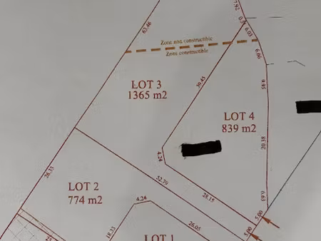 vente terrain 3591 m² à valence-en-poitou (86700)  75 000 €