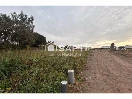 vente terrain 382 m² à moutiers-les-mauxfaits (85540)  56 500 €